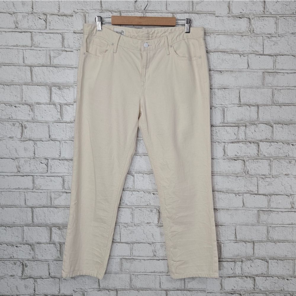 GAP real straight cream color jeans